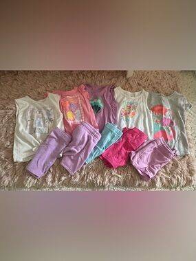 Girls Toddler 2T Summer Outfit Bundle – 5 Complete Sets!